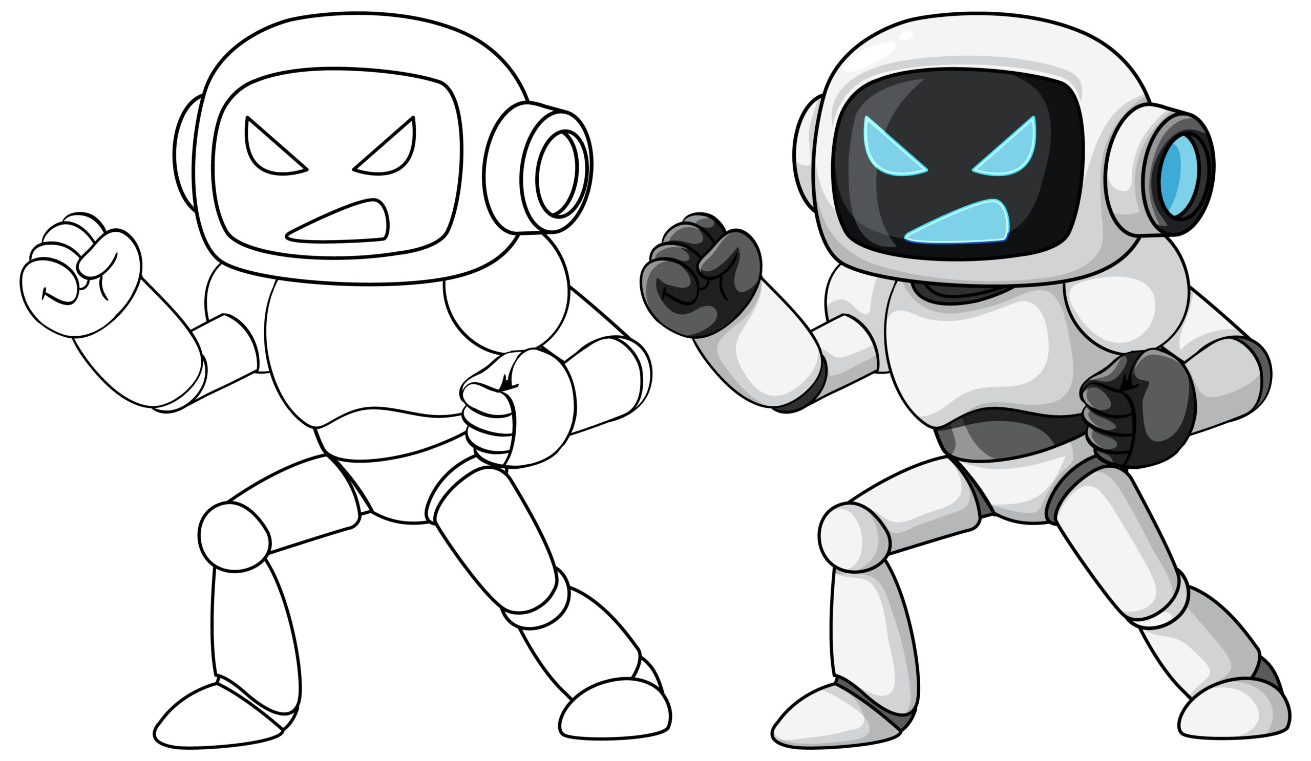 robot drawing
