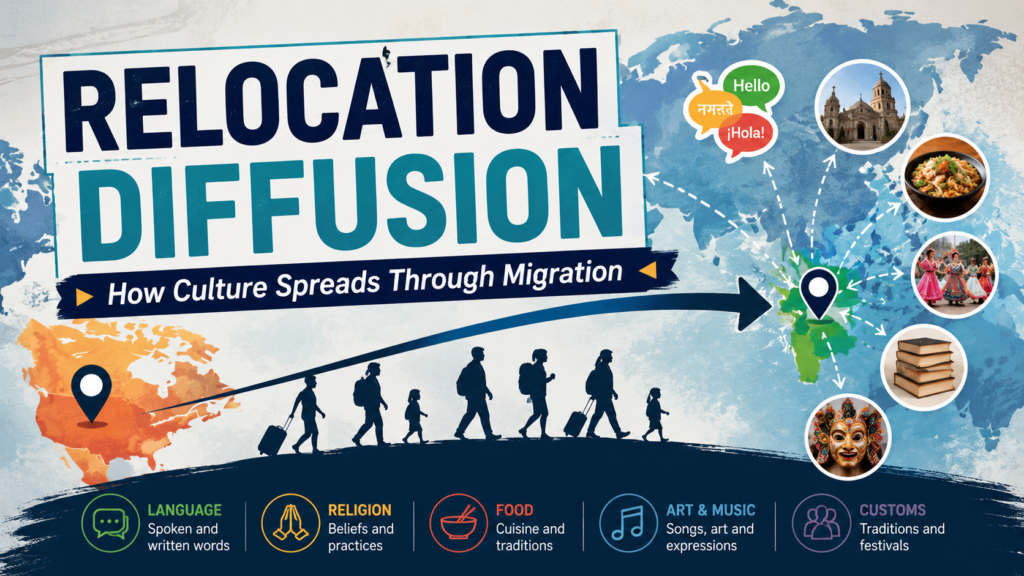 Relocation Diffusion: Definition, Examples, Types & Geography Guide Relocation Diffusion