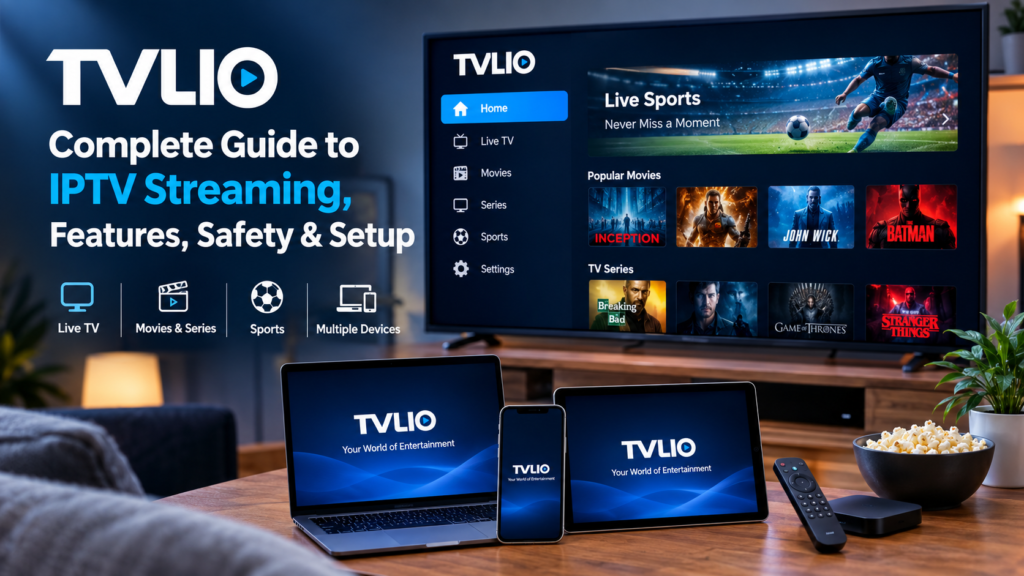 TVLIO: Complete Guide to IPTV Streaming, Features, Safety & Setup tvlio