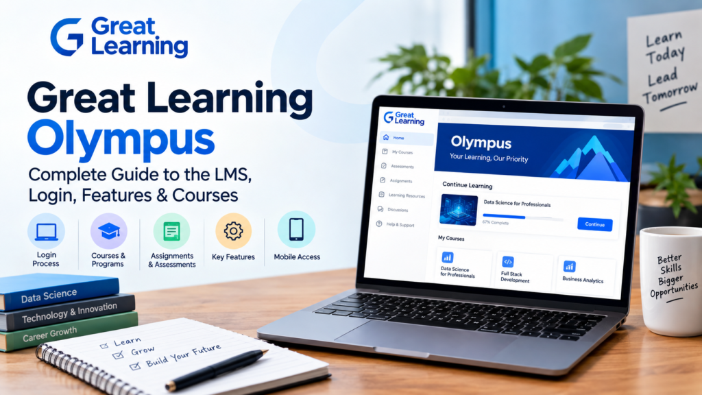 Great Learning Olympus: Complete Guide to the LMS, Login, Features & Courses Great Learning Olympus