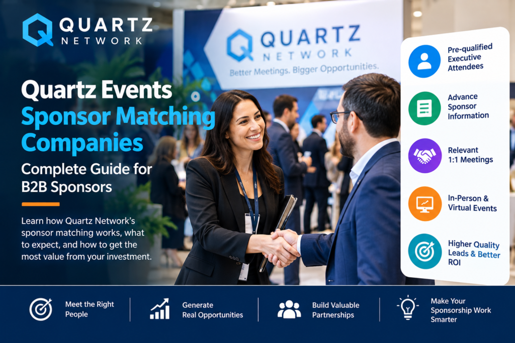 Quartz Events Sponsor Matching Companies
