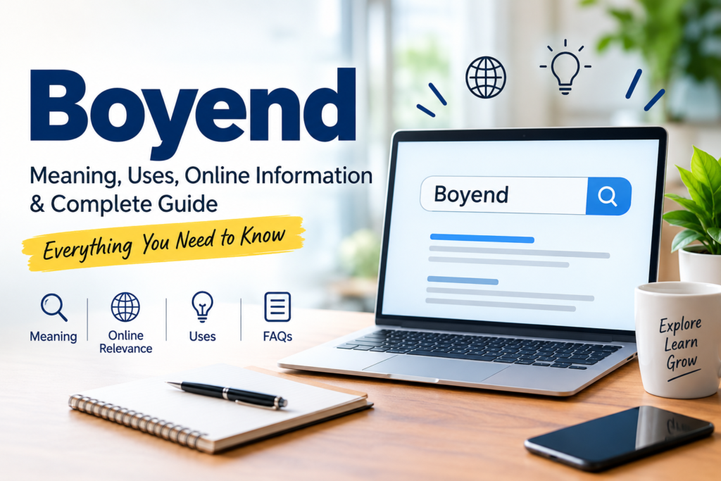 Boyend – Meaning, Uses, Online Information & Complete Guide Boyend