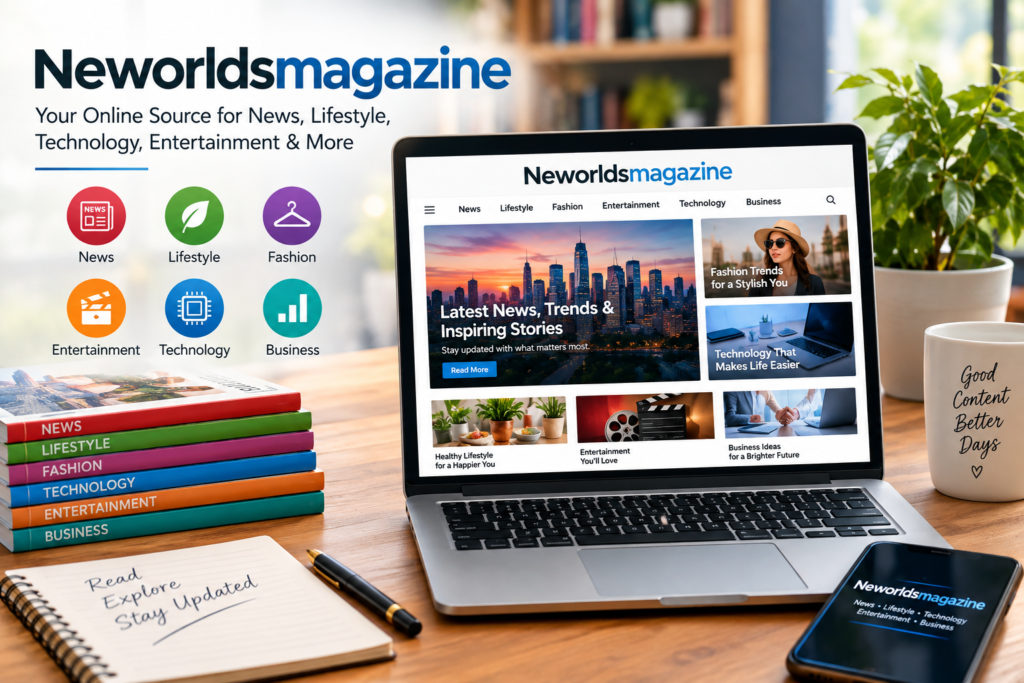 Neworldsmagazine: News, Lifestyle, Technology & Digital Magazine Guide Neworldsmagazine