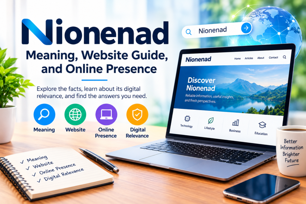Nionenad: Meaning, Website Guide, and Online Presence Nionenad