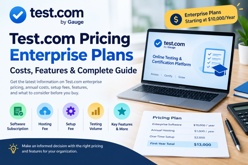 Test.com Pricing Enterprise Plans: Costs, Features & Guide Test.com Pricing Enterprise Plans